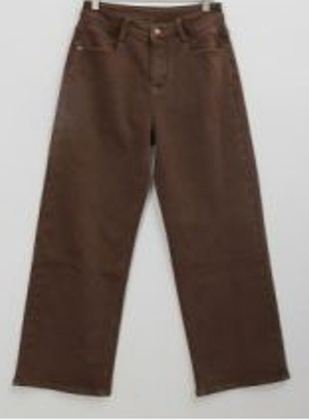 朵以专柜正品2024冬装时尚百搭休闲牛仔裤直筒裤加绒女39DD211027