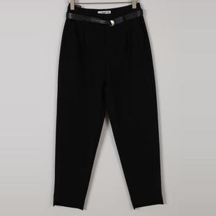 百搭黑色烟管裤 时尚 西装 裤 女39DC231187 朵以2024春装 通勤裤 新品