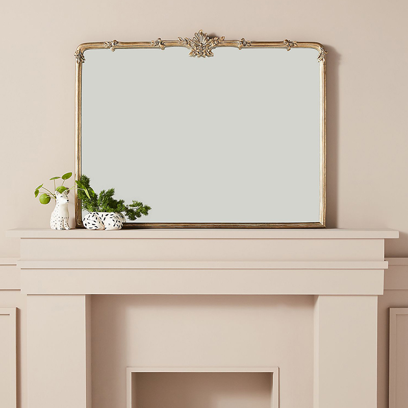 欧式卫浴镜壁挂卫生间镜子复古美式浴室镜洗手间洗漱台智能化妆镜