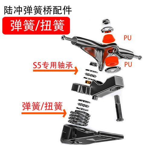 Huaxia陆冲弹簧桥配件弹簧