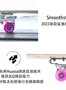 Smoothstar陆地冲浪滑板爆改版减震款户外路冲滑板初学专业级陆冲