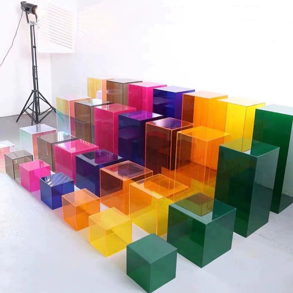 彩色亚克力透明盒子展示盒