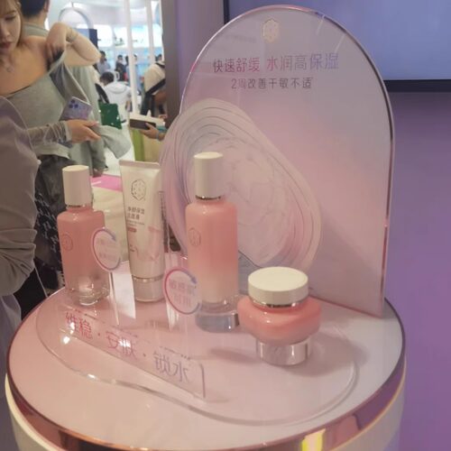 亚克力化妆品展柜美容院