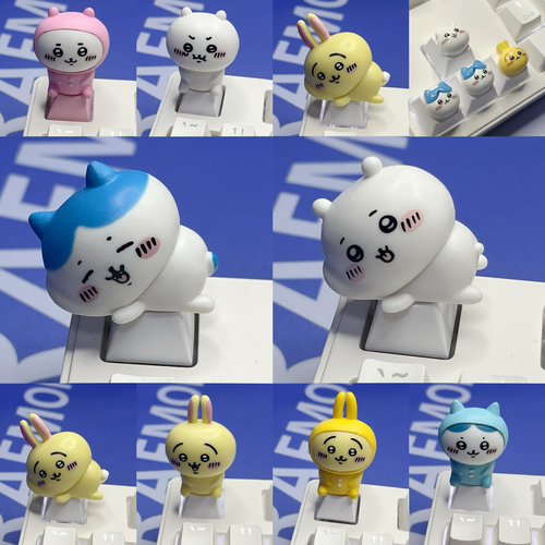 Chiikawa吉伊卡哇乌萨奇键帽青轴通用机械键盘键帽可爱小八键帽