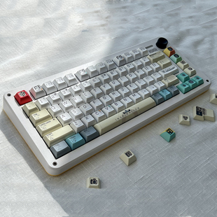 高度PBT热升华机械键盘键帽 KCA 140键套装 头脑风暴主题键帽套装