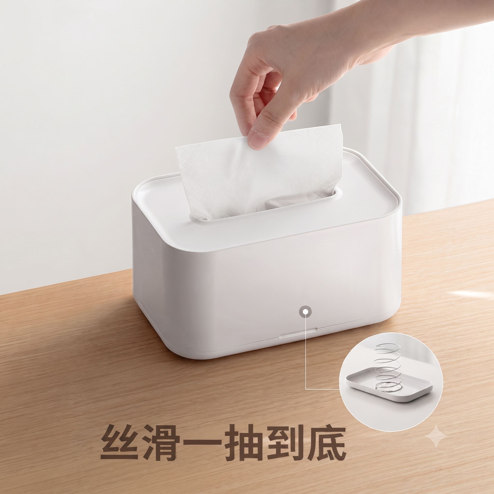 可定制公司logo带弹簧桌面轻奢图片
