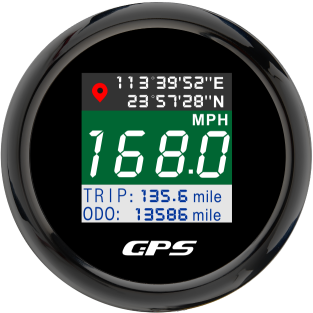 gps数字速度表航向式高精度新款通用汽车船用表仪测速度计速度表