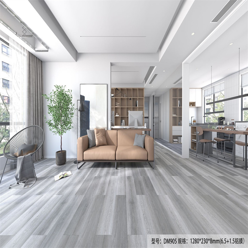 石晶锁扣地板SPC阻燃耐磨快装