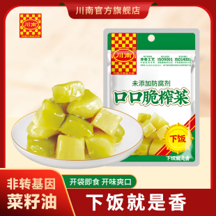 川南口口脆榨菜53g 四川清淡下饭菜开味菜咸菜学生小菜食品 10袋装