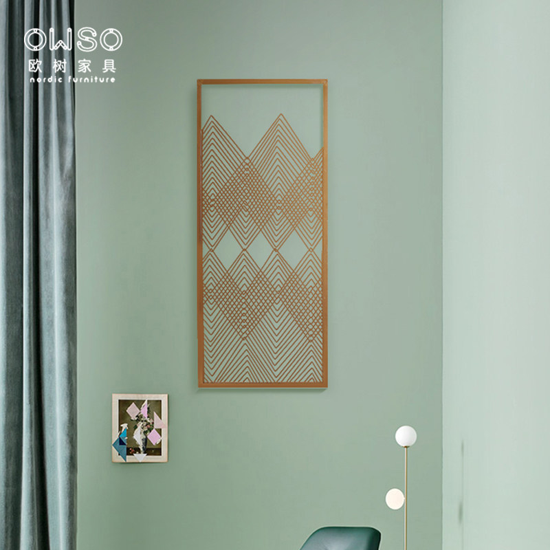 Northern Europe ins style Iron art home decoration Wall decoration Wall hanging Wall decoration Metal Modern minimalist a living room originality Wall hangingsin the Home accessories , Mural  category - from Buy2taobao.com to provide professional Taobao agent buy service
