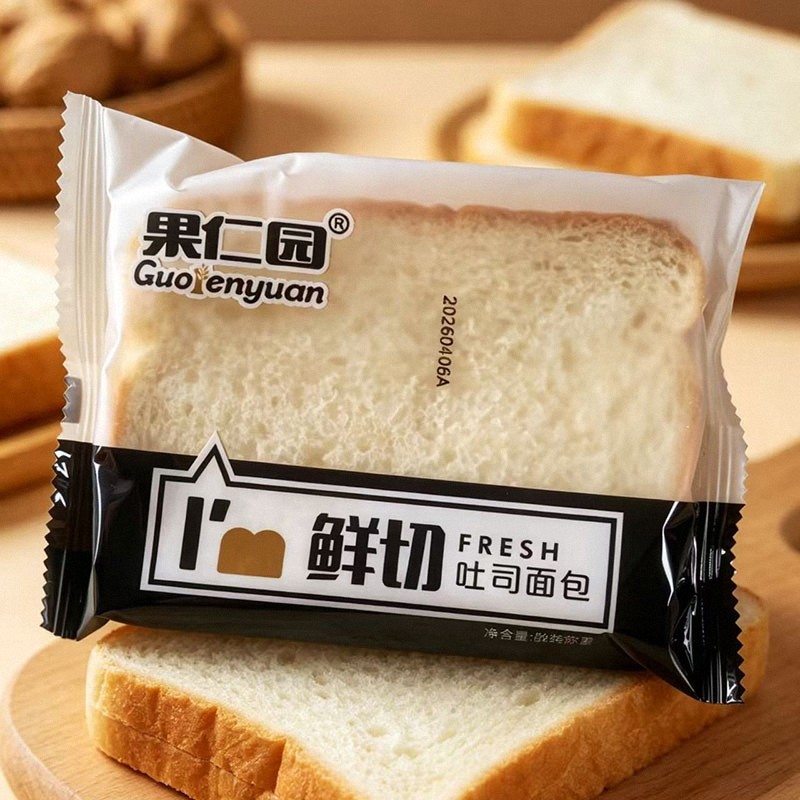 果仁园鲜切吐司面包夹心软鸡蛋糕