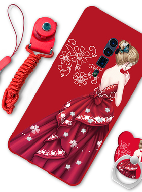 opporeno10倍变焦版手机壳reno十倍变焦ooppr保护套0pp0男女PCCM00网红情侣rone10红色opoor全包防摔opopr软