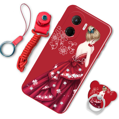 适用荣耀play7TPro手机壳女新款华为荣耀play7Tpro软硅胶卡通网红DIO-ANOO磨砂防摔保护套DIO-AN00男情侣外壳