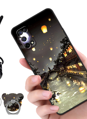 PERMOO手机壳磨砂全包边卡通情侣适用OPPOK7x软硅胶男女款防摔网红个性时尚PERM00外壳潮牌保护套opopk7x精孔