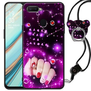 OPPOA7X手机壳女款PBBM00情侣卡通0ppo可爱网红A7X硅胶磨砂外PBBMOO全包边软OPPOPBBM00防摔套0PP0A7X男潮牌