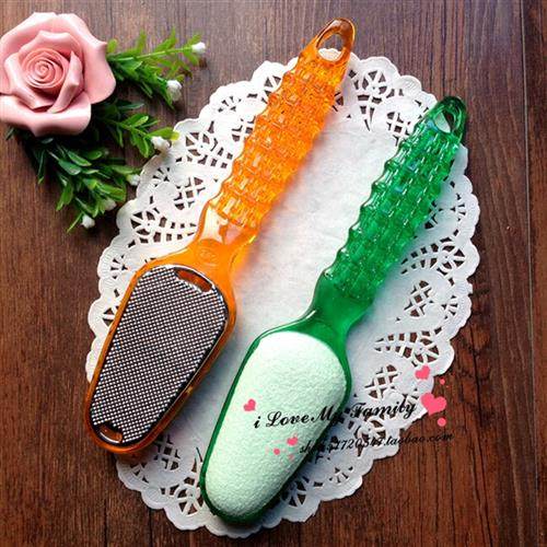 韩国水晶搓脚器/搓脚板/磨脚石/搓脚石 钢面+磨石 双面双用