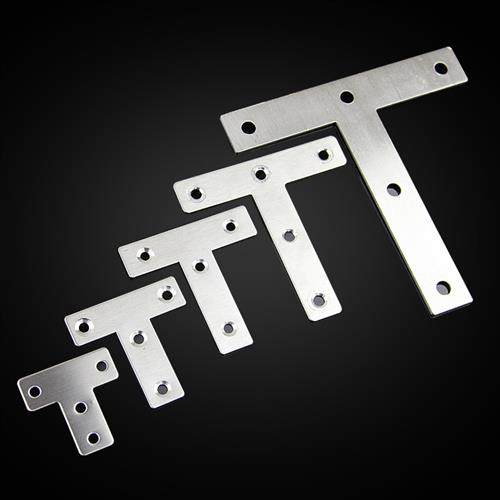 不锈钢T型/L型家具连接片 直角90度角码 五金配件 平面固定支架