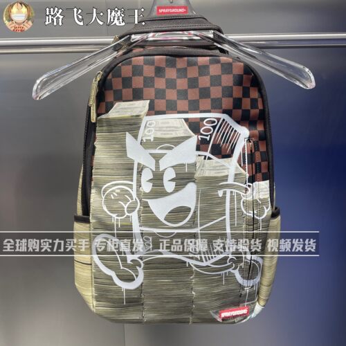 SprayGround专柜正品 鲨鱼嘴W0845811大容量双肩包运动背包书包潮