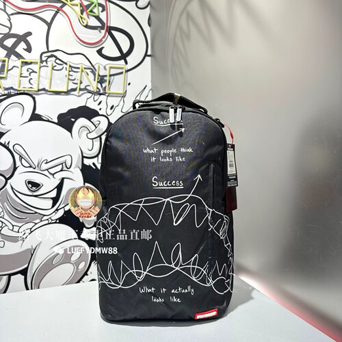 SprayGround专柜正品 25新款W1035727双肩包潮牌背包透明书包男女