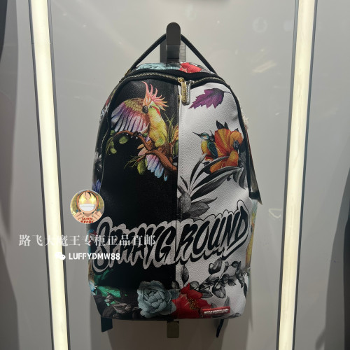 SprayGround专柜正品 鲨鱼嘴W0835807男女潮流大容量学生书包电脑