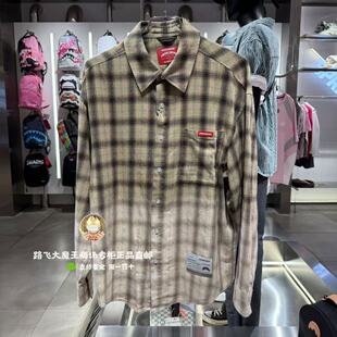 SprayGround鲨鱼嘴专柜 秋款W1130401男女款时尚格子长袖衬衣