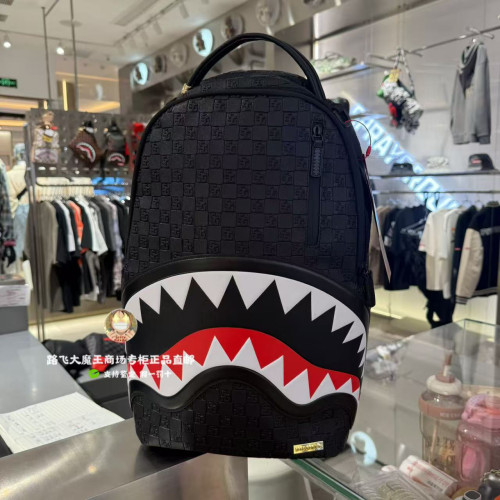 SprayGround鲨鱼嘴专柜正品25新款W1135756男女大容量双肩背包潮