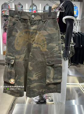 SprayGround鲨鱼嘴专柜正品26新款W1224715男女工装风多口袋短裤
