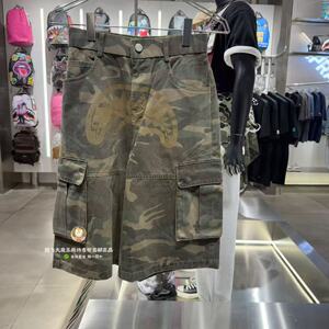 SprayGround鲨鱼嘴专柜正品26新款W1224715男女工装风多口袋短裤