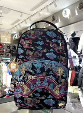 【正品特价】SprayGround专柜正品 24新款W1045752双肩包刺绣书包