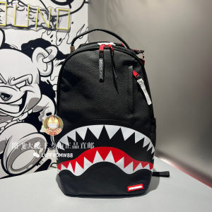 SprayGround专柜正品 24新款鲨鱼嘴双肩包男女大容量学生书包SG