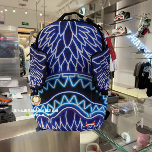 SprayGround鲨鱼嘴专柜正品25新款W1145715男女天使之翼双肩背包