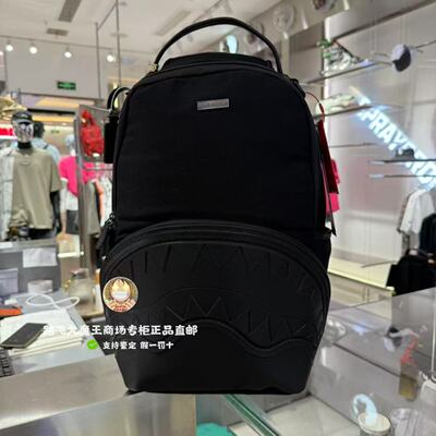 SprayGround鲨鱼专柜正品25新款W1135725男女小众简约帆布双肩包
