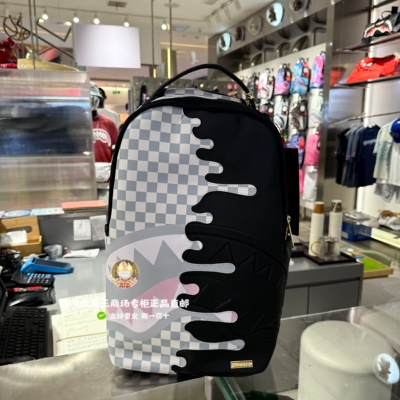 SprayGround专柜正品 鲨鱼嘴欧美潮牌W1225705双肩背包男潮大容量
