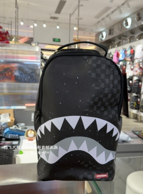 SprayGround专柜正品 鲨鱼嘴W1215724男女潮流大容量学生书包电脑