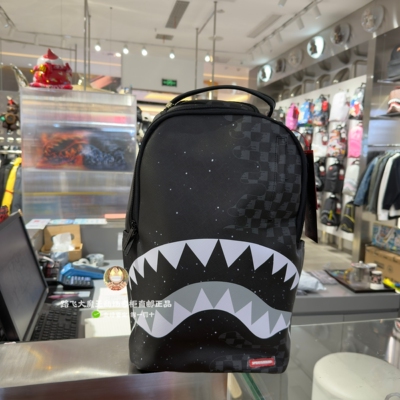 SprayGround专柜正品 鲨鱼嘴W1215724男女潮流大容量学生书包电脑
