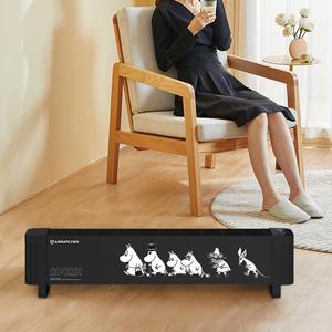 艾美特取暖器家用踢脚线地暖遥控静音电烤火炉速热防水HD22-R21P