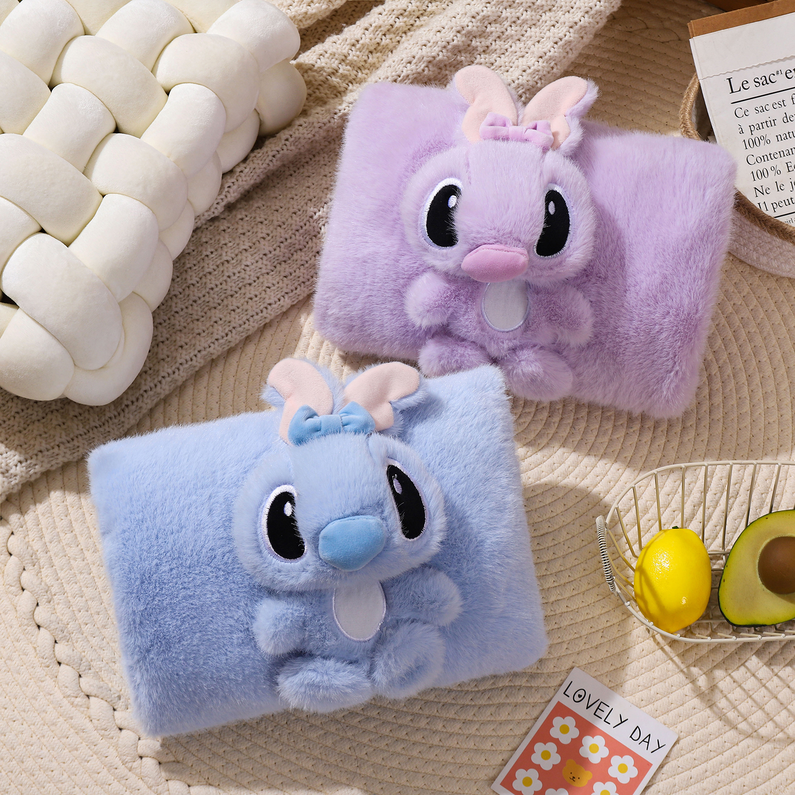 热水袋防爆充电暖水袋男女生可爱毛绒电暖宝热敷暖肚子暖腰暖宝宝