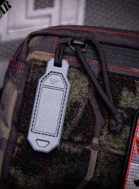 PSIGEAR夜光TPU魔术贴快取拉手06045小揪揪机能EDC拉链头