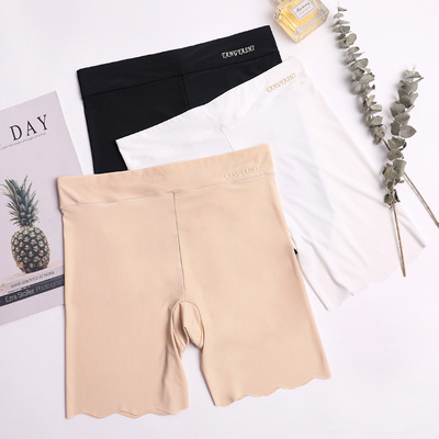 M~4XL Women's safety pants Thin breathable non-curling boxer