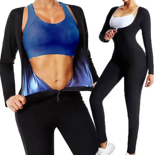 MrifDila Sweating Jumpsuits Women Body Shaper Sauna Suit Wai