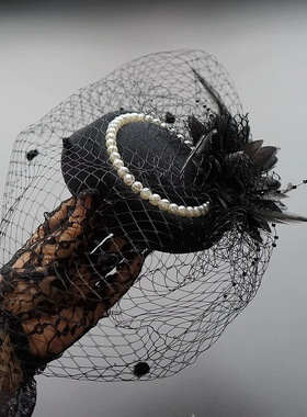 Women Church Fascinator Feathers Hat Kentucky Party Pillbox