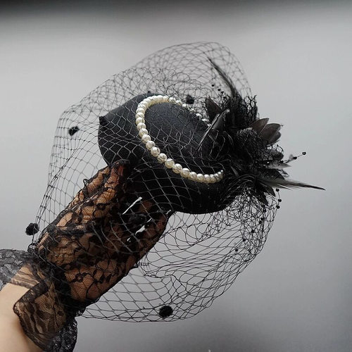 Women Church Fascinator Feathers Hat Kentucky Party Pillbox
