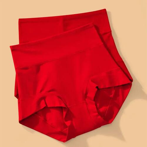 High Waist Underwear Women 60S Cotton Panties Plus Size Wome