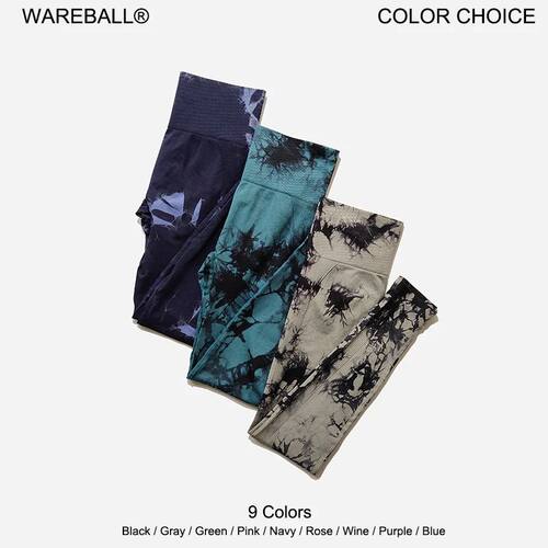 New Tie Dye Yoga Pants Gym Leggings Women Seamless High Wais