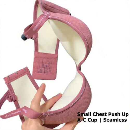 Wireless Push Up Bra for Small Chest A-C Cup Seamless 3D Pad