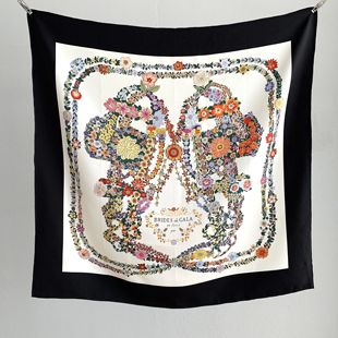 New 100% Mulberry Silk Twill Scarf for Women 18mm Handmade E