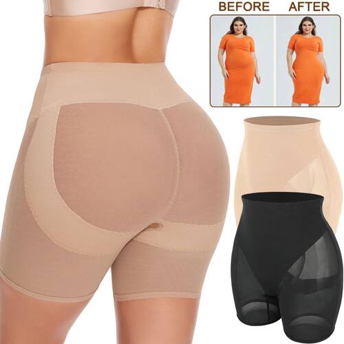 Sexy Butt Lifting Shaping Shorts Women High Waist Mesh Breat