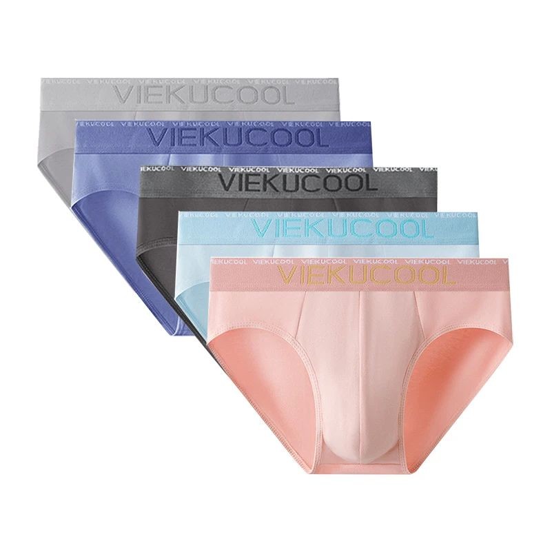 5Pcs/Lot Cotton Men BriefsMale Large Size Panties Men Underw