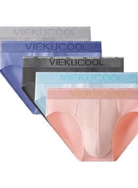 5Pcs/Lot Cotton Men BriefsMale Large Size Panties Men Underw