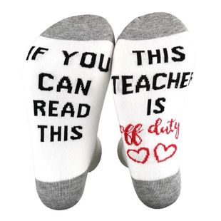Christmas Teacher Appreciation Gifts Socks Funny Crew Nurse